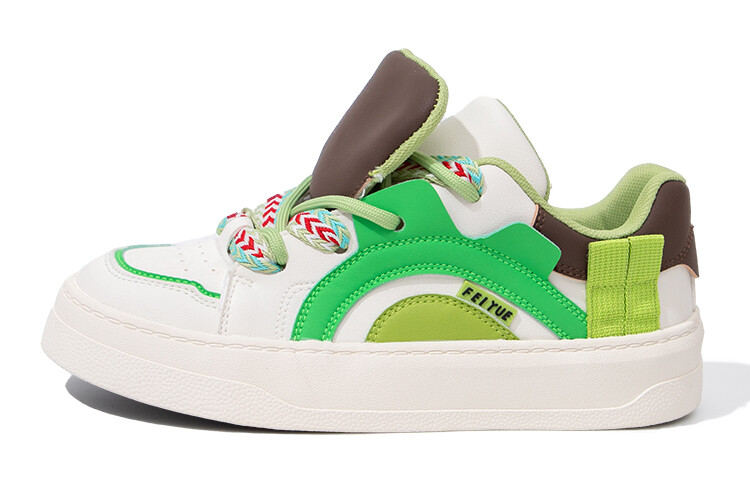 Кеды, скейтборд обувь женская низкая рис/зеленый/коричневый Feiyue
Кеды, скейтборд обувь женская низкая рис/зеленый/коричневый Feiyue