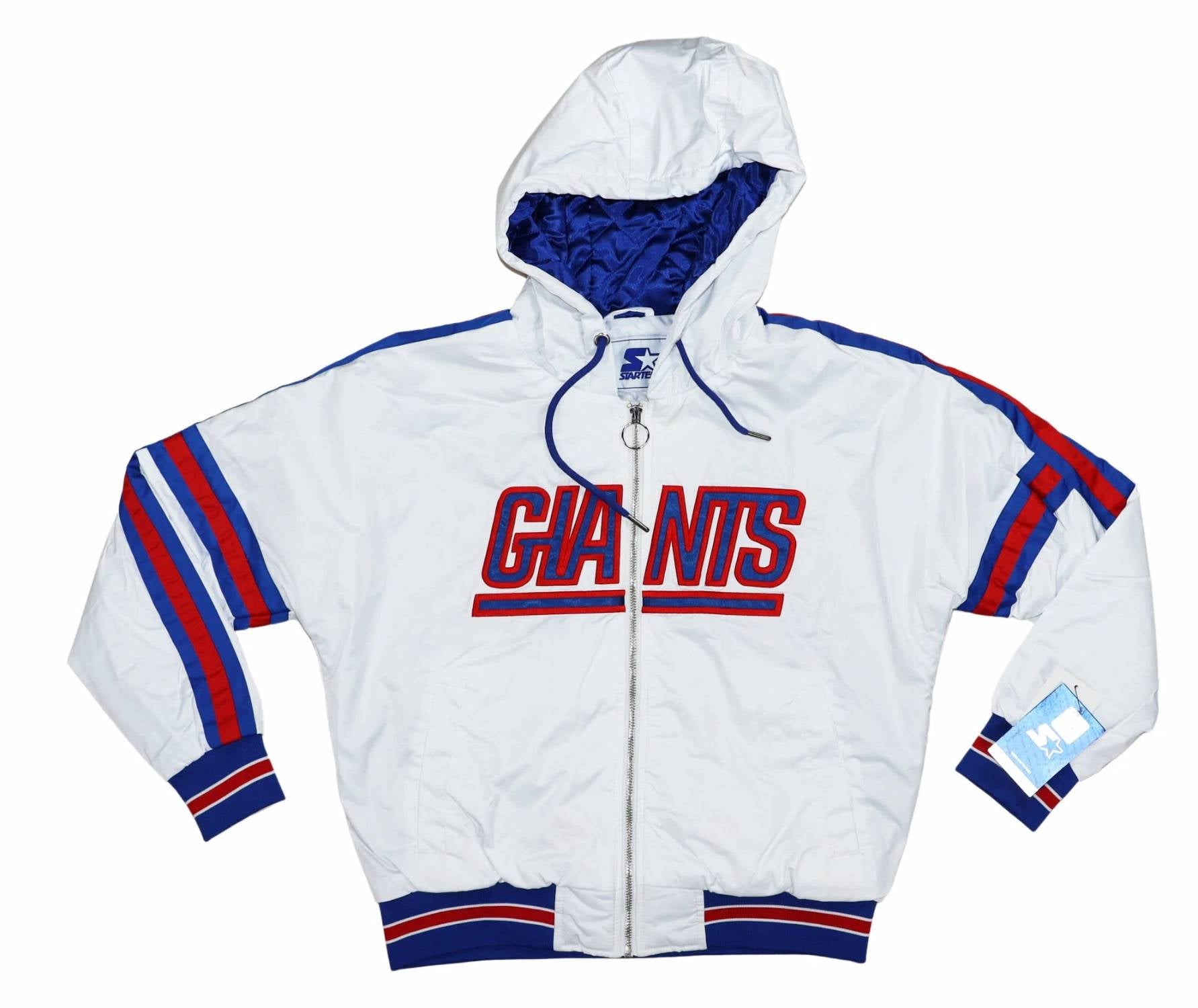 Женская куртка с капюшоном New York Giants Nfl Football на молнии белая Starter
Женская куртка с капюшоном New York Giants Nfl Football на молнии белая Starter