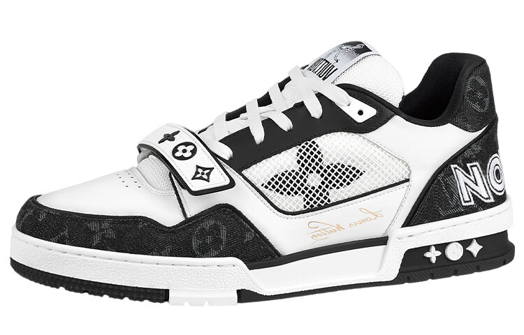 Мужские кроссовки Louis Vuitton, белый/черный 
Мужские кроссовки Louis Vuitton, белый/черный