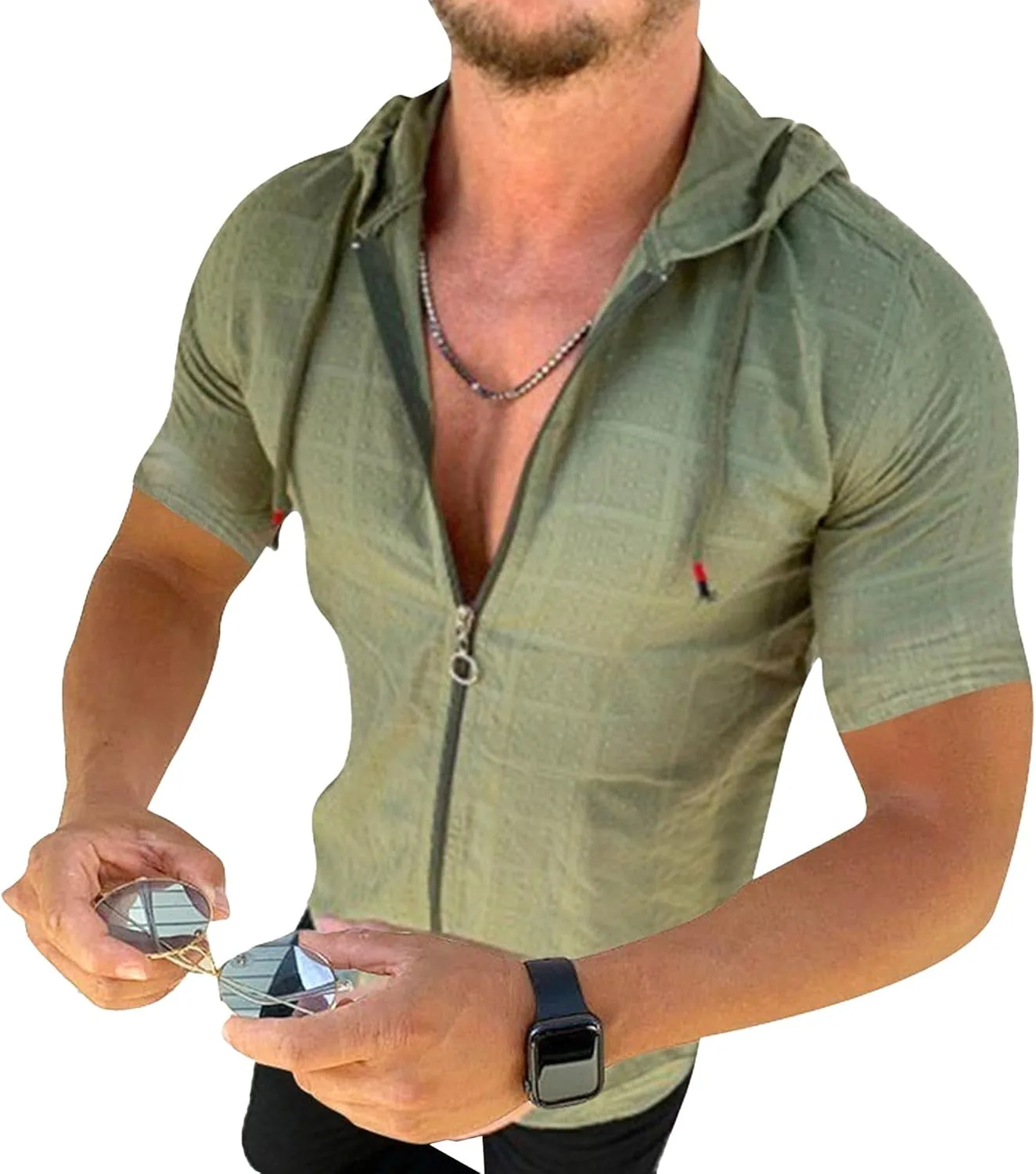 Мужская короткая толстовка с капюшоном DGHM-JLMY, летняя, легкая, на молнии
Мужская короткая толстовка с капюшоном DGHM-JLMY, летняя, легкая, на молнии