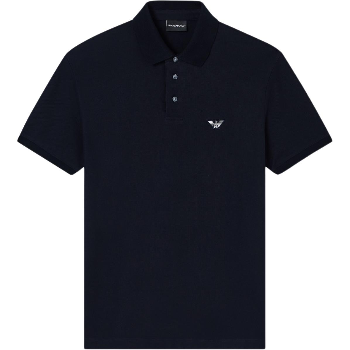 Пике поло с вышитым орлом EMPORIO ARMANI, темно синий
Пике поло с вышитым орлом EMPORIO ARMANI, темно синий