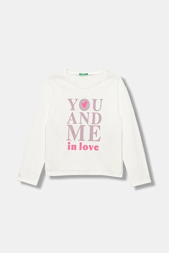 Детская хлопковая кофта с длинным рукавом United Colors Of Benetton, белый
Детская хлопковая кофта с длинным рукавом United Colors Of Benetton, белый