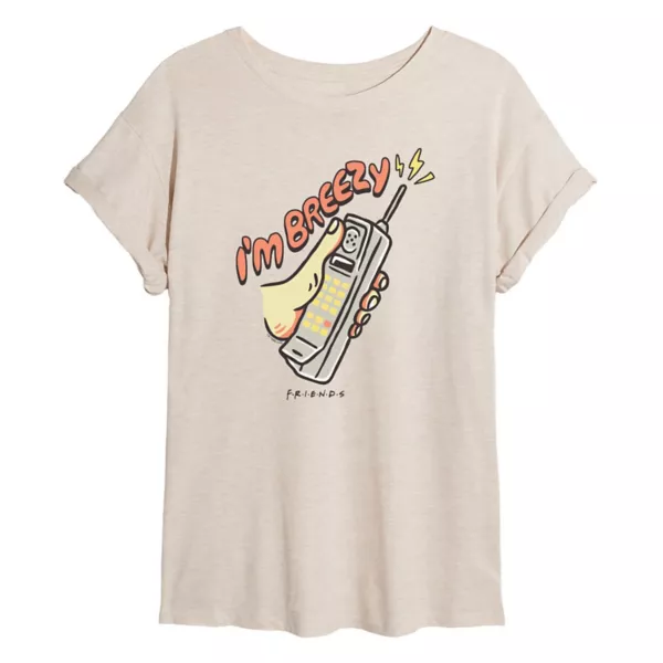 Друзья-юниоры, я свежая, свободная футболка Licensed Character, бежевый
Друзья-юниоры, я свежая, свободная футболка Licensed Character, бежевый