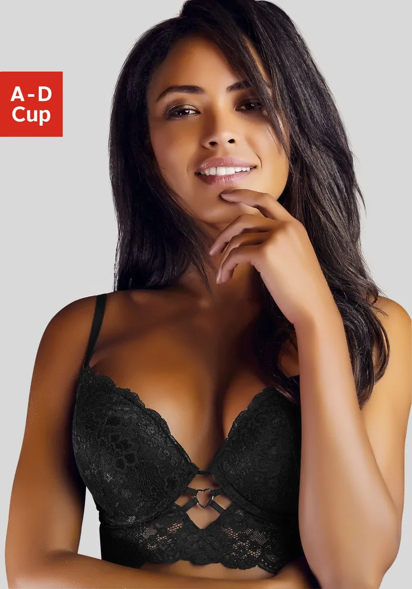 Бюстгальтер пуш-ап Vivance "Франческа", форма бюстье, сексуальное нижнее белье, черный
Бюстгальтер пуш-ап Vivance "Франческа", форма бюстье, сексуальное нижнее белье, черный