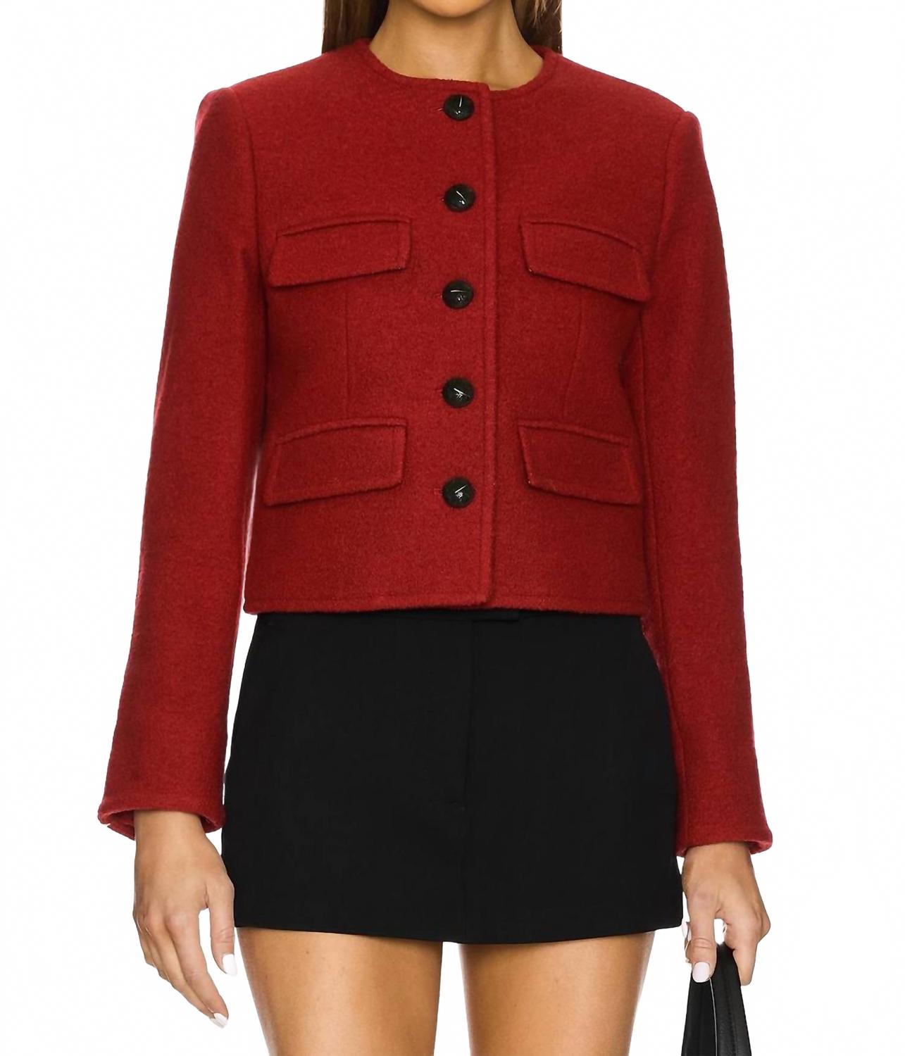 Красная куртка Leslie Veronica Beard 
Красная куртка Leslie Veronica Beard