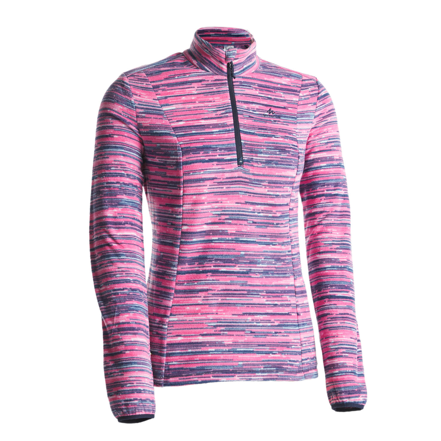 Женская флисовая куртка для горных походов Quechua MH100 — красно-чёрный узор
Женская флисовая куртка для горных походов Quechua MH100 — красно-чёрный узор