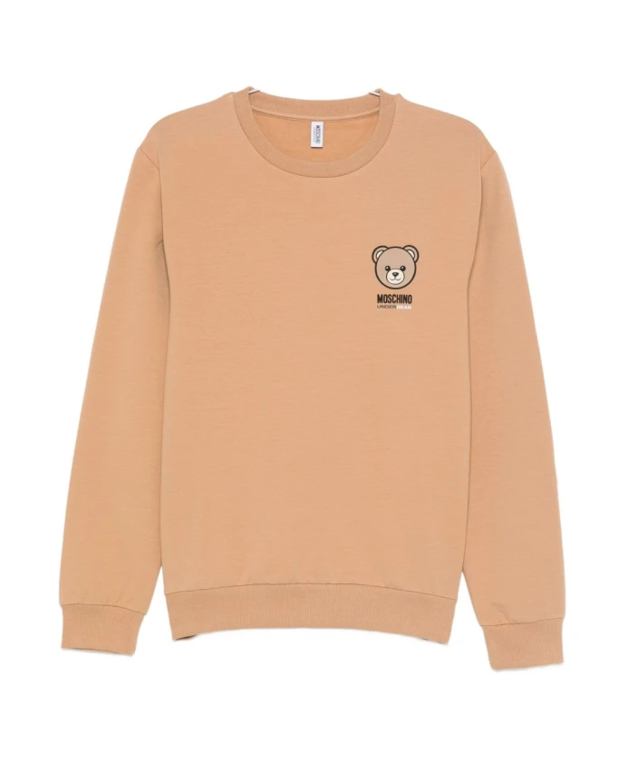 Свитер с круглым вырезом и рисунком плюшевого мишки Moschino, бежевый
Свитер с круглым вырезом и рисунком плюшевого мишки Moschino, бежевый