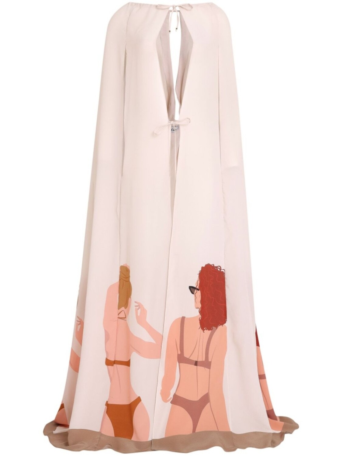 Шелковая накидка с принтом Амира Слама Amir Slama, серый
Шелковая накидка с принтом Амира Слама Amir Slama, серый