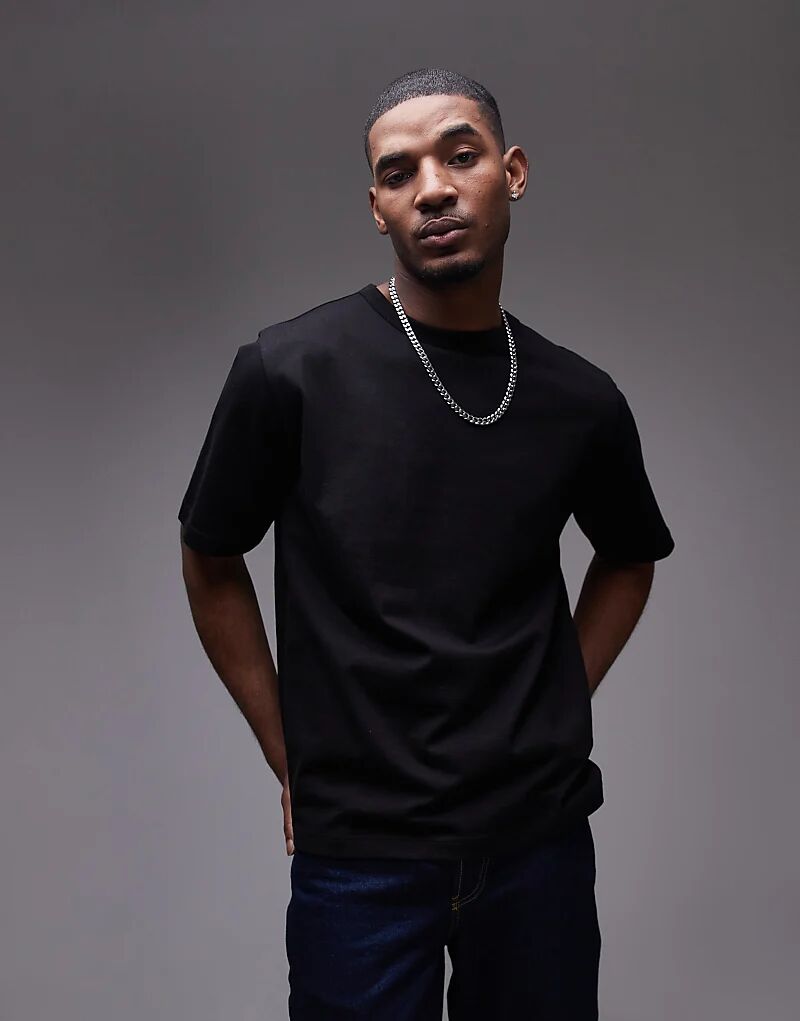 Футболка ARKET из тяжелого джерси оверсайз черного цвета
Футболка ARKET из тяжелого джерси оверсайз черного цвета