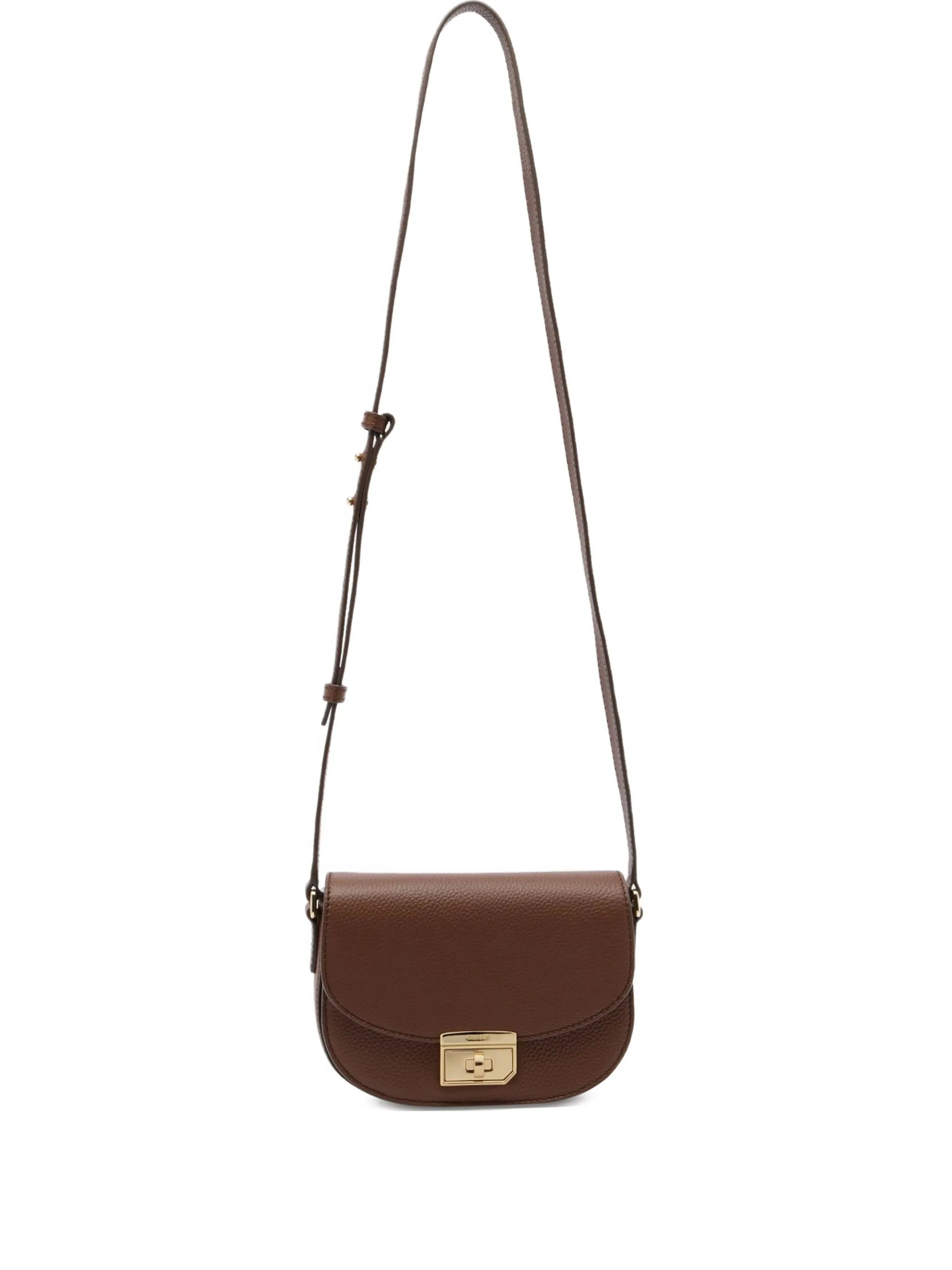 Мини-сумка из зернистой кожи Bally, коричневый
Мини-сумка из зернистой кожи Bally, коричневый