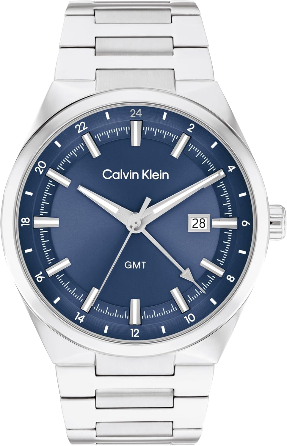 Calvin Klein Men's Distinguish - кварцевые часы 44 мм, 3 часа, браслет из нержавеющей стали - современные стильные часы - подарок для него, Navy
Calvin Klein Men's Distinguish - кварцевые часы 44 мм, 3 часа, браслет из нержавеющей стали - современные стильные часы - подарок для него, Navy