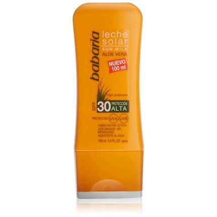 Babaria Солнцезащитное молочко Spf30 с алоэ вера 100 мл
Babaria Солнцезащитное молочко Spf30 с алоэ вера 100 мл