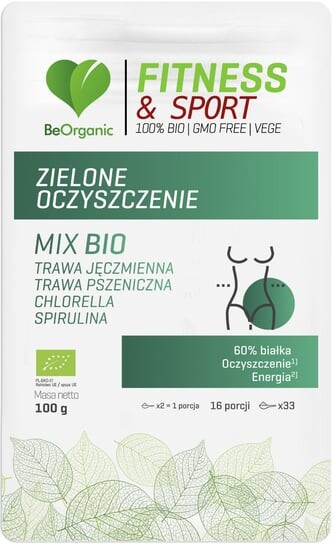 BeOrganic от Aliness, Зеленое очищающее средство MIX BIO, 100 г
BeOrganic от Aliness, Зеленое очищающее средство MIX BIO, 100 г