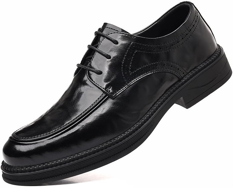 Мужские классические кожаные туфли Santimon с шнуровкой Оксфорд, удобные стильные деловые туфли в повседневном стиле с носком-мокасином, черный
Мужские классические кожаные туфли Santimon с шнуровкой Оксфорд, удобные стильные деловые туфли в повседневном стиле с носком-мокасином, черный