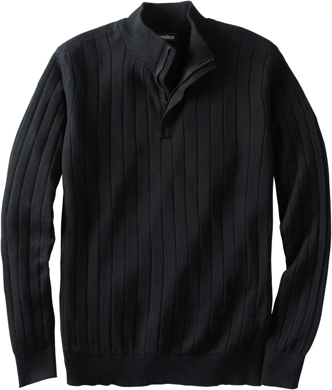 Свитер KingSize для мужчин Big & Tall с воротником-стойкой и молнией на четверть
Свитер KingSize для мужчин Big & Tall с воротником-стойкой и молнией на четверть