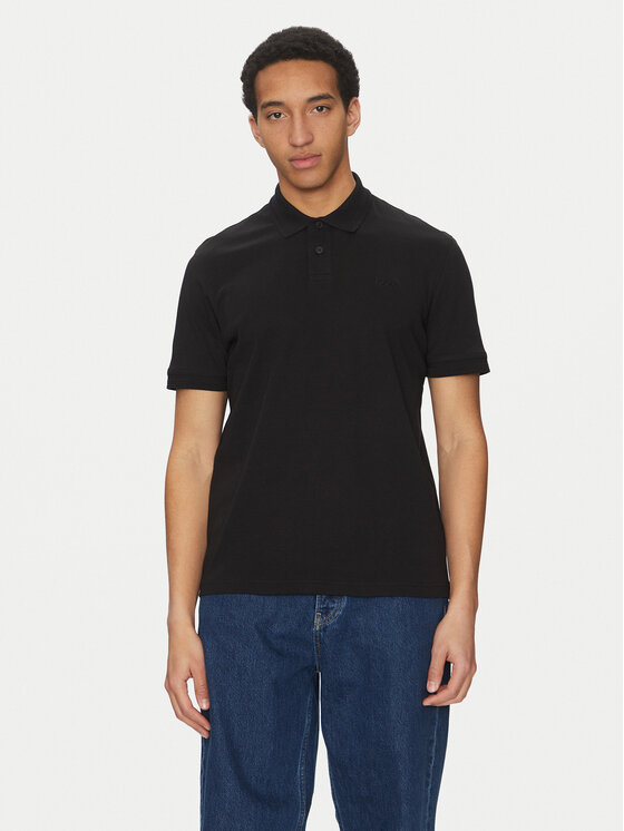 Рубашка поло стандартный крой Pe_Interlock 50520109 Boss, черный 
Рубашка поло стандартный крой Pe_Interlock 50520109 Boss, черный