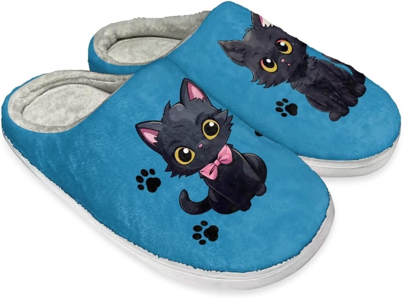 Тапочки STUOARTE для женщин и мужчин, мягкие теплые домашние тапочки, для дома и улицы, плюшевые, с противоскользящей подошвой, на удобной подошве, черный/синий
Тапочки STUOARTE для женщин и мужчин, мягкие теплые домашние тапочки, для дома и улицы, плюшевые, с противоскользящей подошвой, на удобной подошве, черный/синий