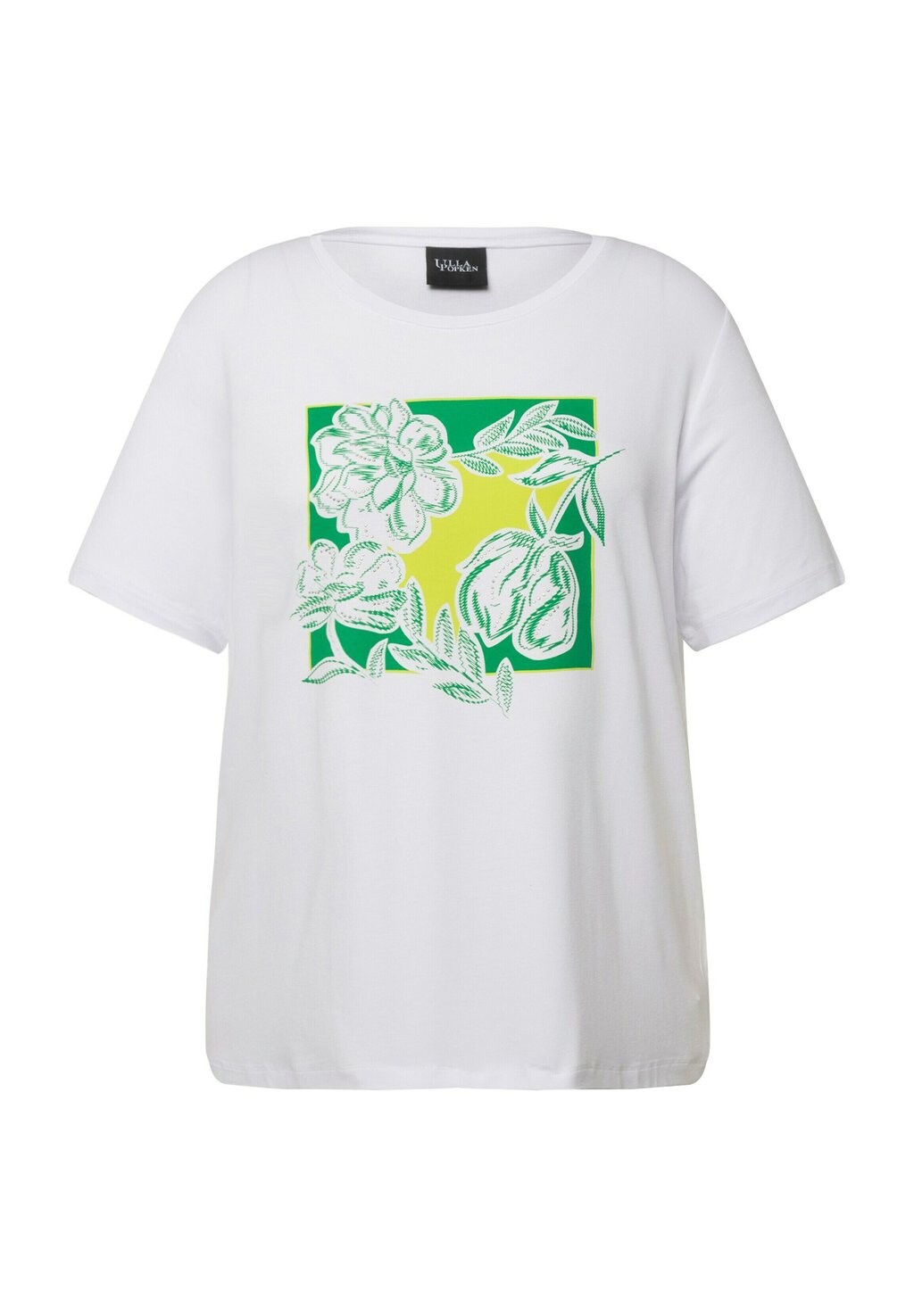 Футболка с принтом STUDDED FLORAL SHART SLEEVE GRAPHIC Ulla Popken, белый
Футболка с принтом STUDDED FLORAL SHART SLEEVE GRAPHIC Ulla Popken, белый