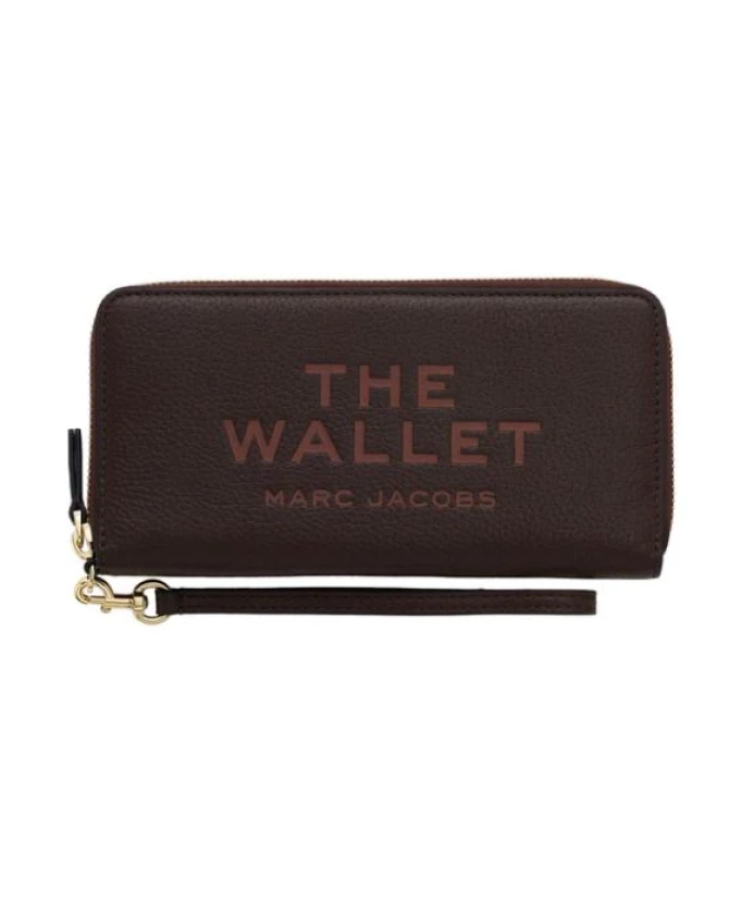 Кожаный континентальный кошелек Marc Jacobs, коричневый
Кожаный континентальный кошелек Marc Jacobs, коричневый