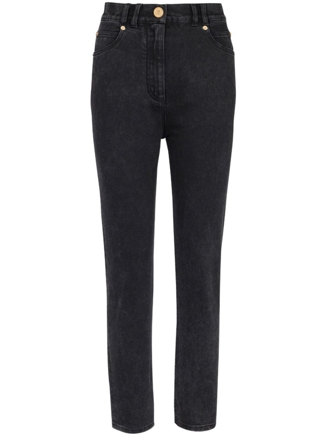 Balmain узкие джинсы с завышенной талией, черный
Balmain узкие джинсы с завышенной талией, черный