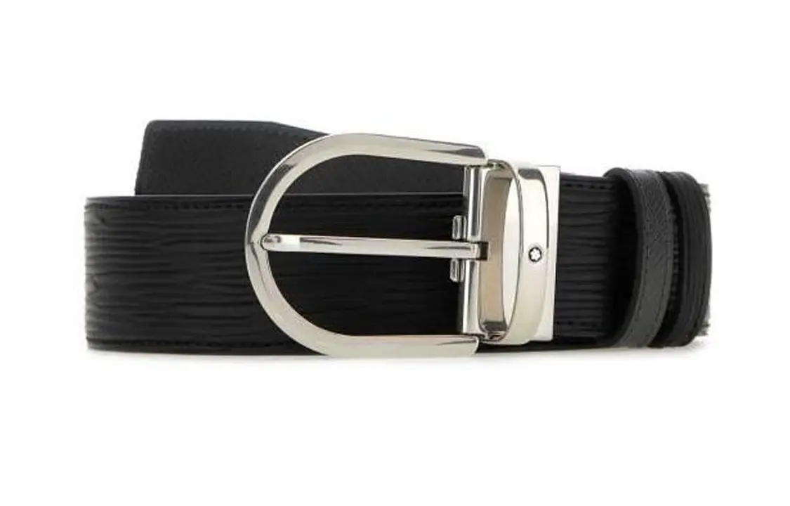 Кожаный пояс Montblanc, черный
Кожаный пояс Montblanc, черный