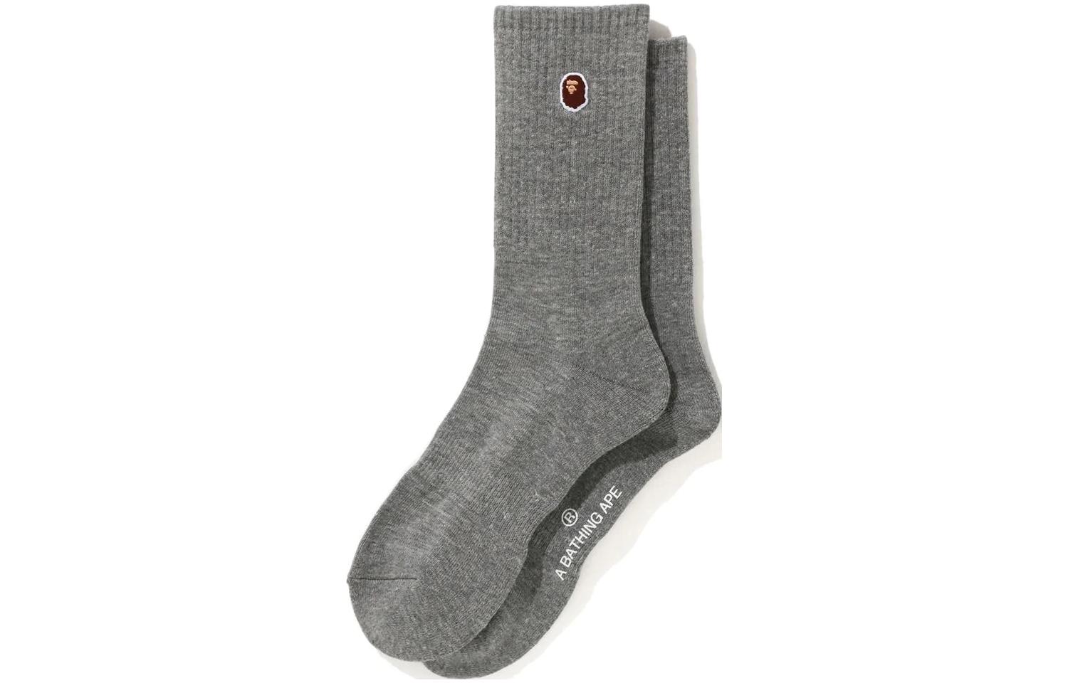 Носки SS23 Crew мужские, 1 пара A BATHING APE, 1 pack (темно-серый)
Носки SS23 Crew мужские, 1 пара A BATHING APE, 1 pack (темно-серый)