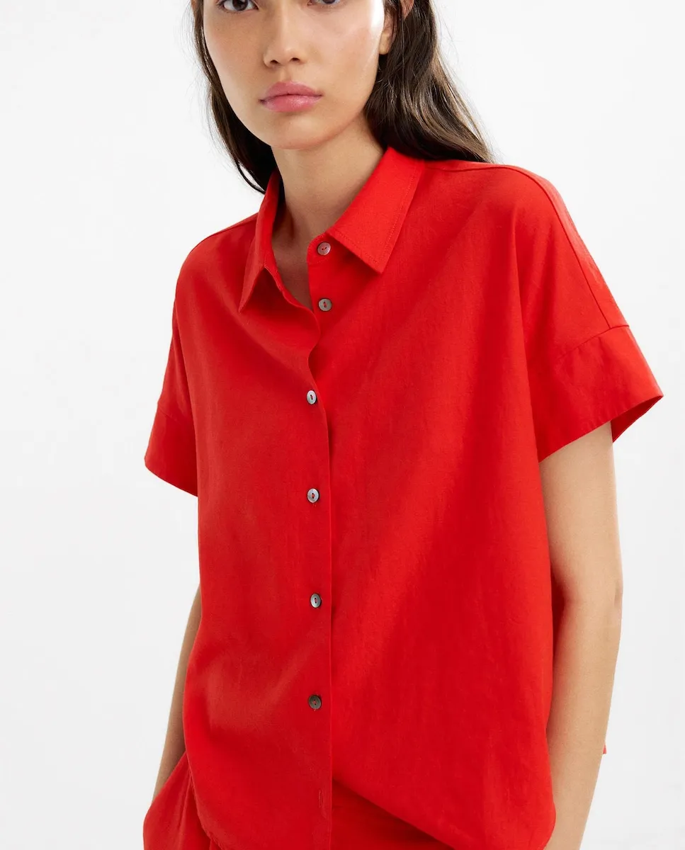 Женская футболка с коротким рукавом однотонная Parfois, красный
Женская футболка с коротким рукавом однотонная Parfois, красный