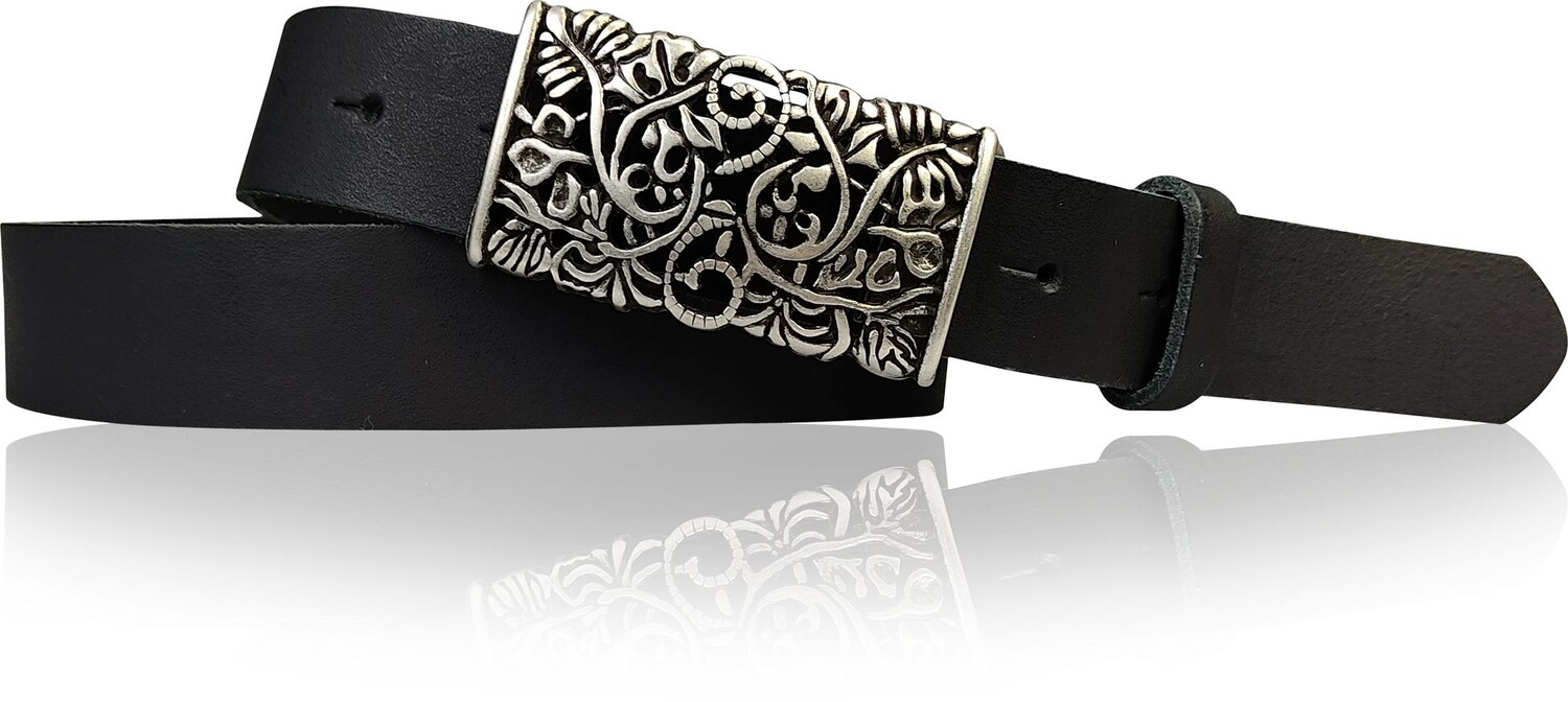 Кожаный ремень FRONHOFER, черный
Кожаный ремень FRONHOFER, черный