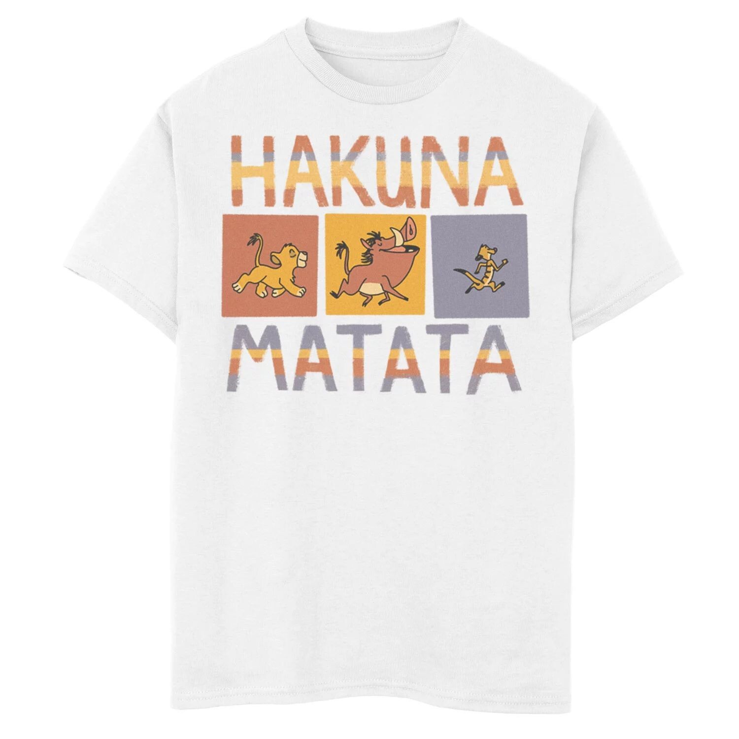 Футболка Disney's The Lion King для мальчиков 8–20 лет Hakuna Matata с однотонным рисунком и рисунком Licensed Character
Футболка Disney's The Lion King для мальчиков 8–20 лет Hakuna Matata с однотонным рисунком и рисунком Licensed Character
