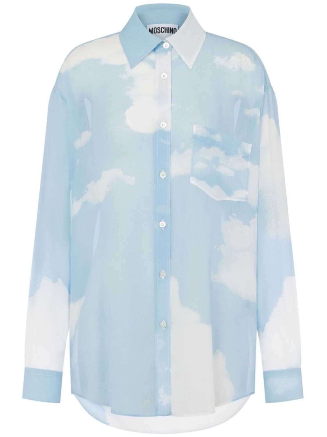 Moschino рубашка Transparent Sky, синий
Moschino рубашка Transparent Sky, синий