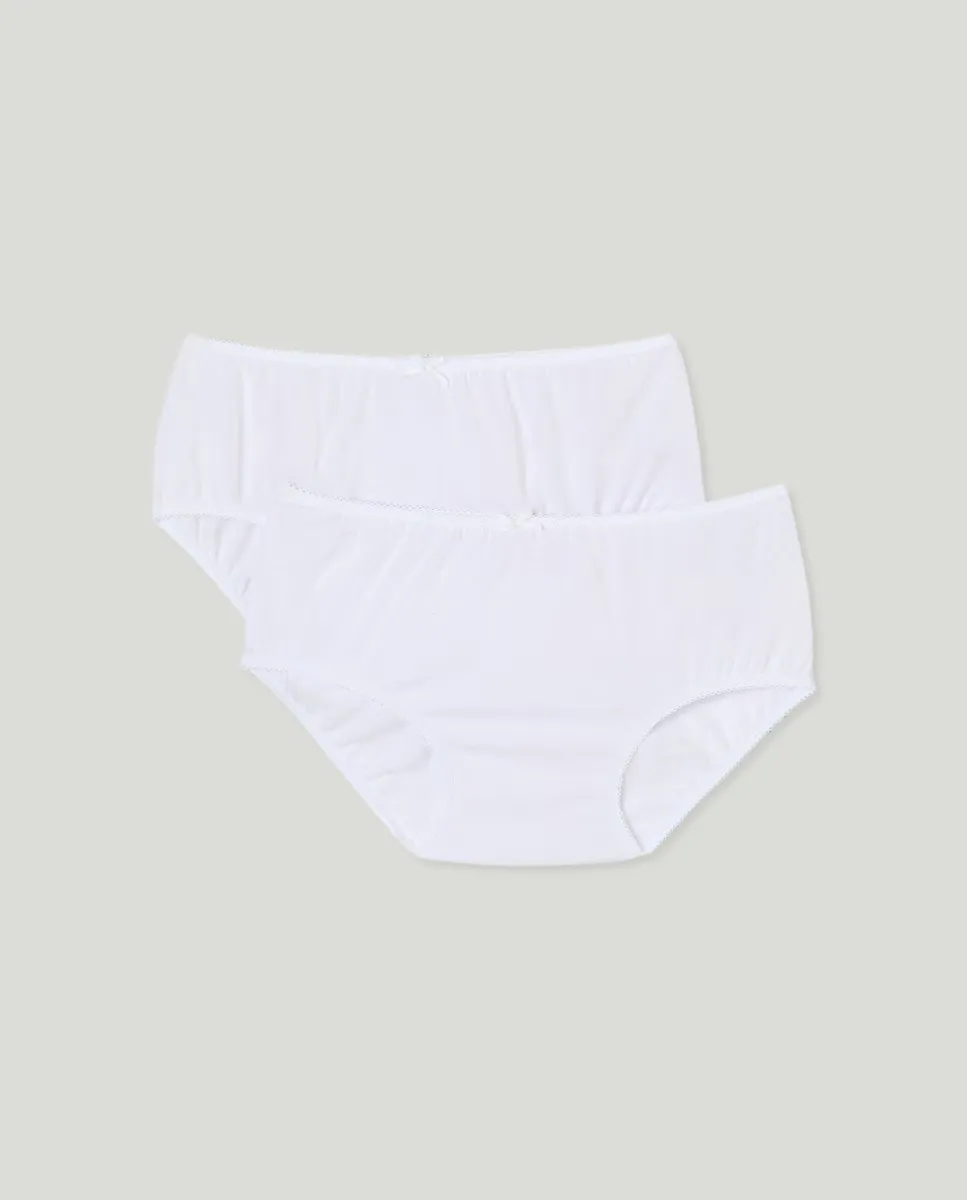 Упаковка из двух подгузников для девочек с рюшами Cotton Juice, белый
Упаковка из двух подгузников для девочек с рюшами Cotton Juice, белый