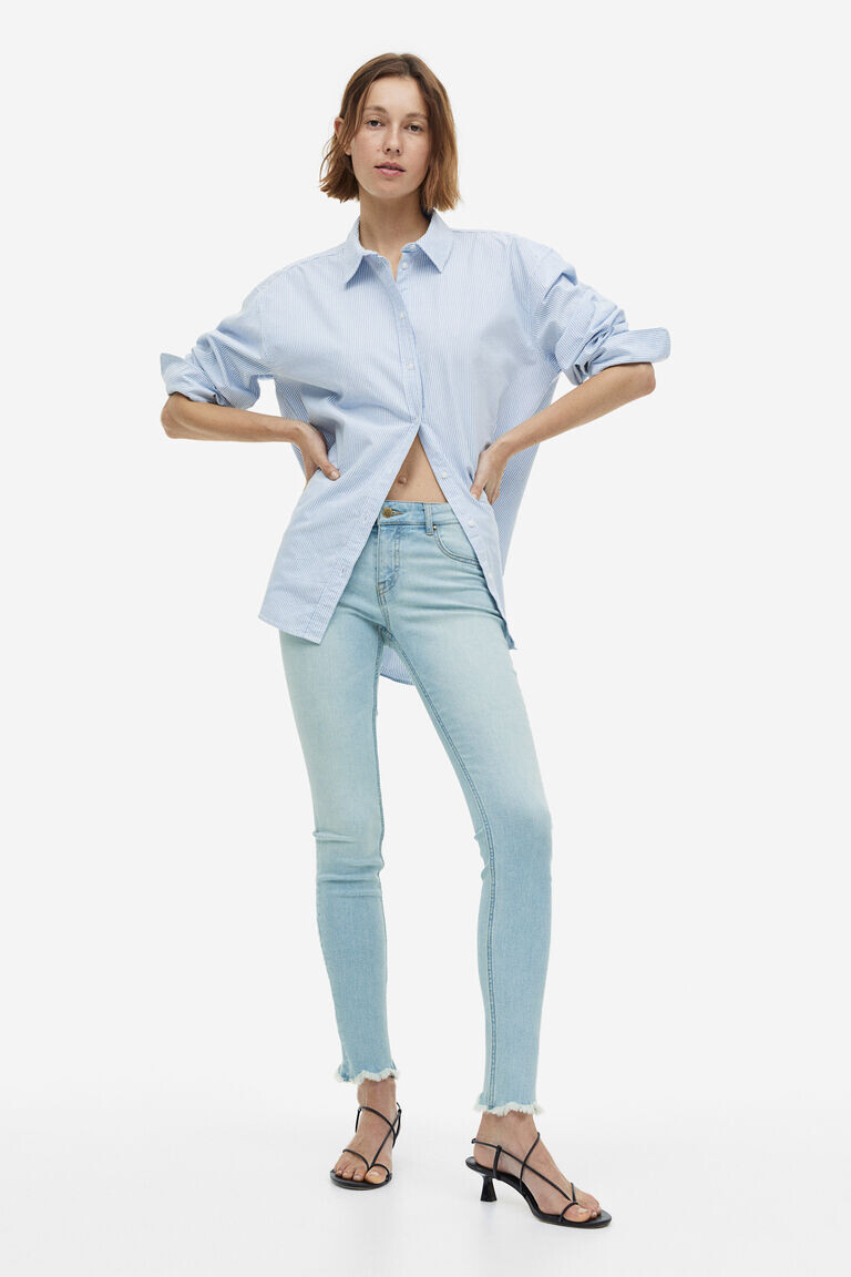 Джеггинсы с низкой лодыжкой H&M, синий
Джеггинсы с низкой лодыжкой H&M, синий