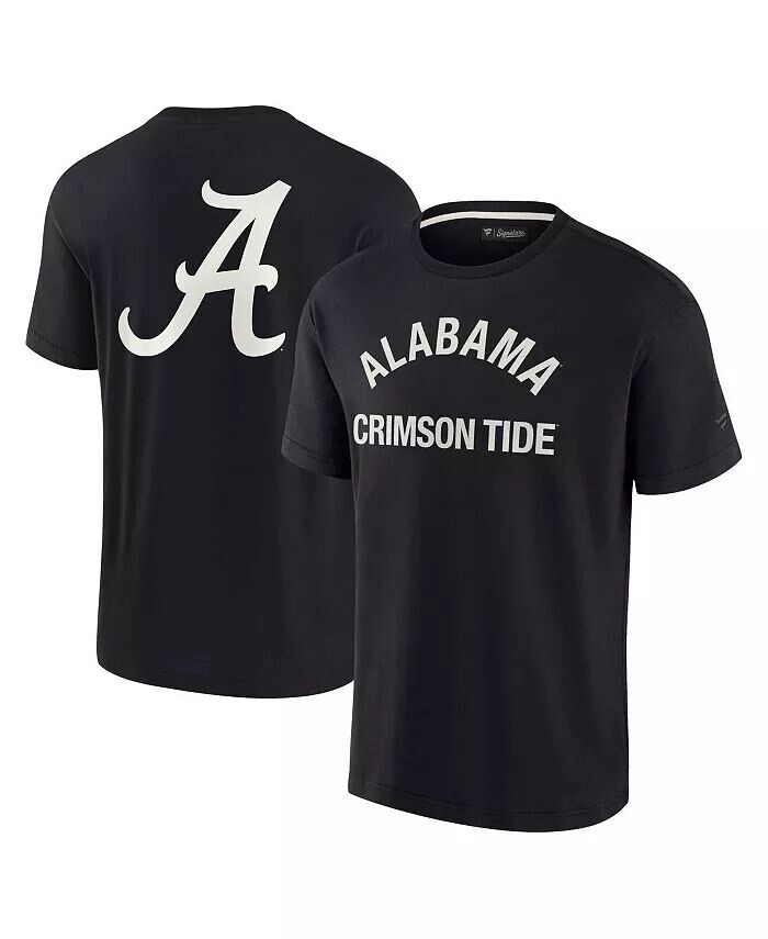 Мужская и женская черная футболка Alabama Crimson Tide Super Soft с коротким рукавом Fanatics Signature
Мужская и женская черная футболка Alabama Crimson Tide Super Soft с коротким рукавом Fanatics Signature