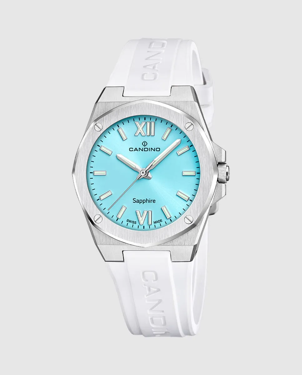 C4777/2 Женские повседневные белые резиновые женские часы Candino, белый
C4777/2 Женские повседневные белые резиновые женские часы Candino, белый