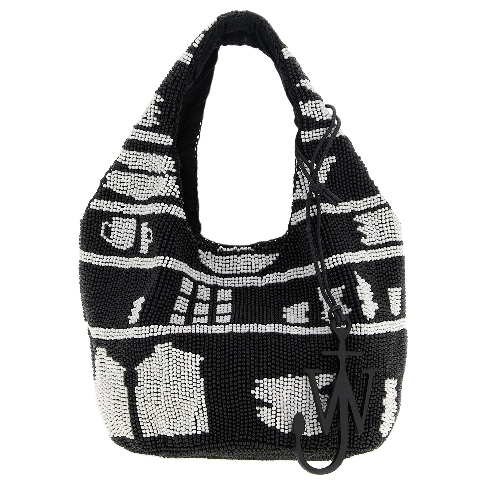 JW Anderson Полимерный миниатюрный женский плечевой мешочек черный
JW Anderson Полимерный миниатюрный женский плечевой мешочек черный