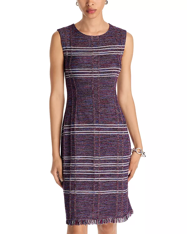 Платье-Футляр с бахромой по низу Misook, мультиколор
Платье-Футляр с бахромой по низу Misook, мультиколор