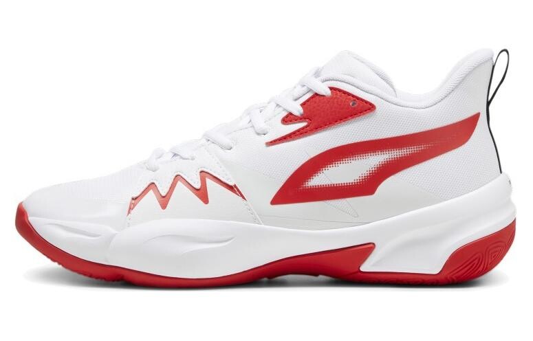 Баскетбольные кроссовки Puma Genetics унисекс, White/Red 
Баскетбольные кроссовки Puma Genetics унисекс, White/Red