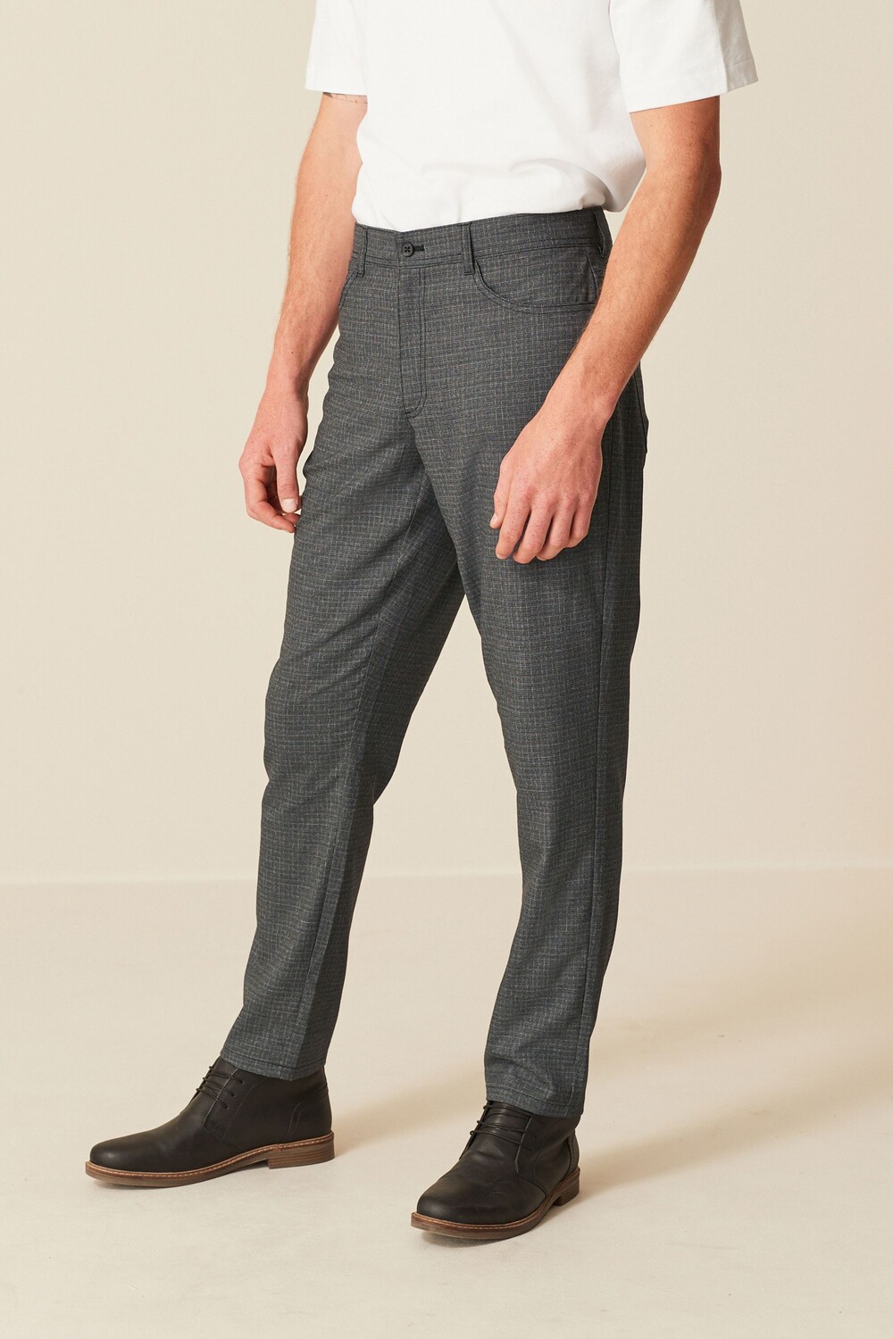 Элегантные фактурные брюки с 5 карманами Next, серый
Элегантные фактурные брюки с 5 карманами Next, серый