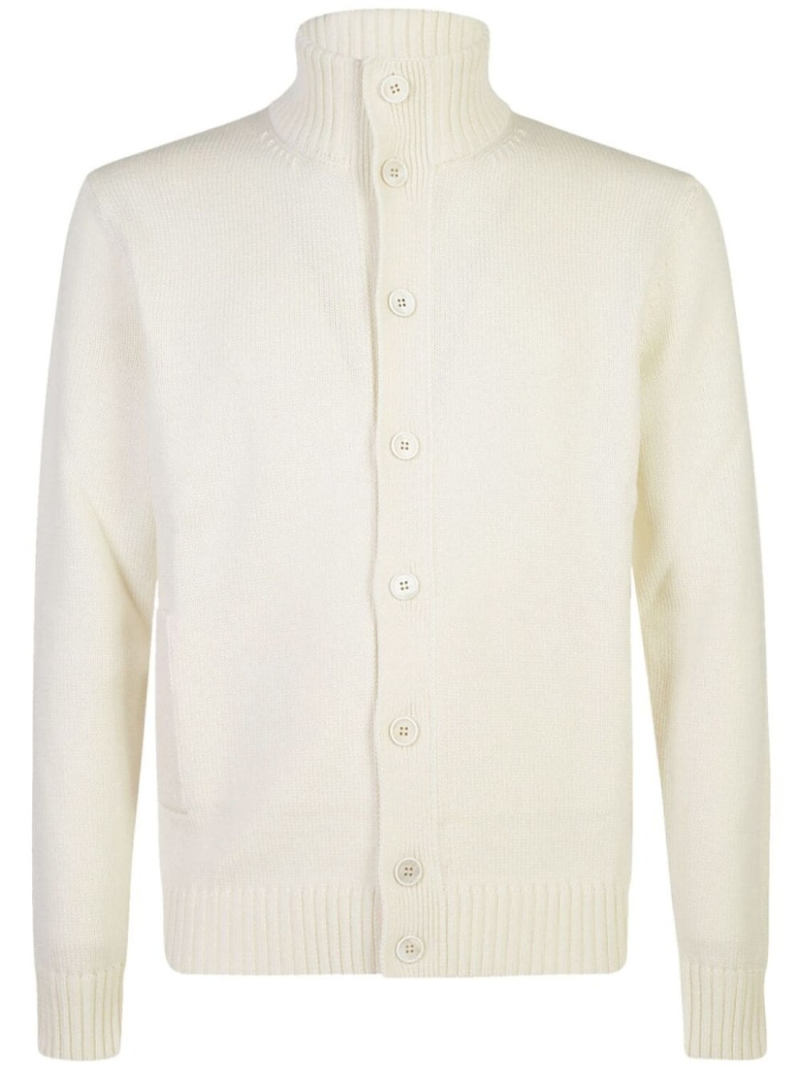 Zanone кардиган с высоким воротом, нейтральный цвет 
Zanone кардиган с высоким воротом, нейтральный цвет