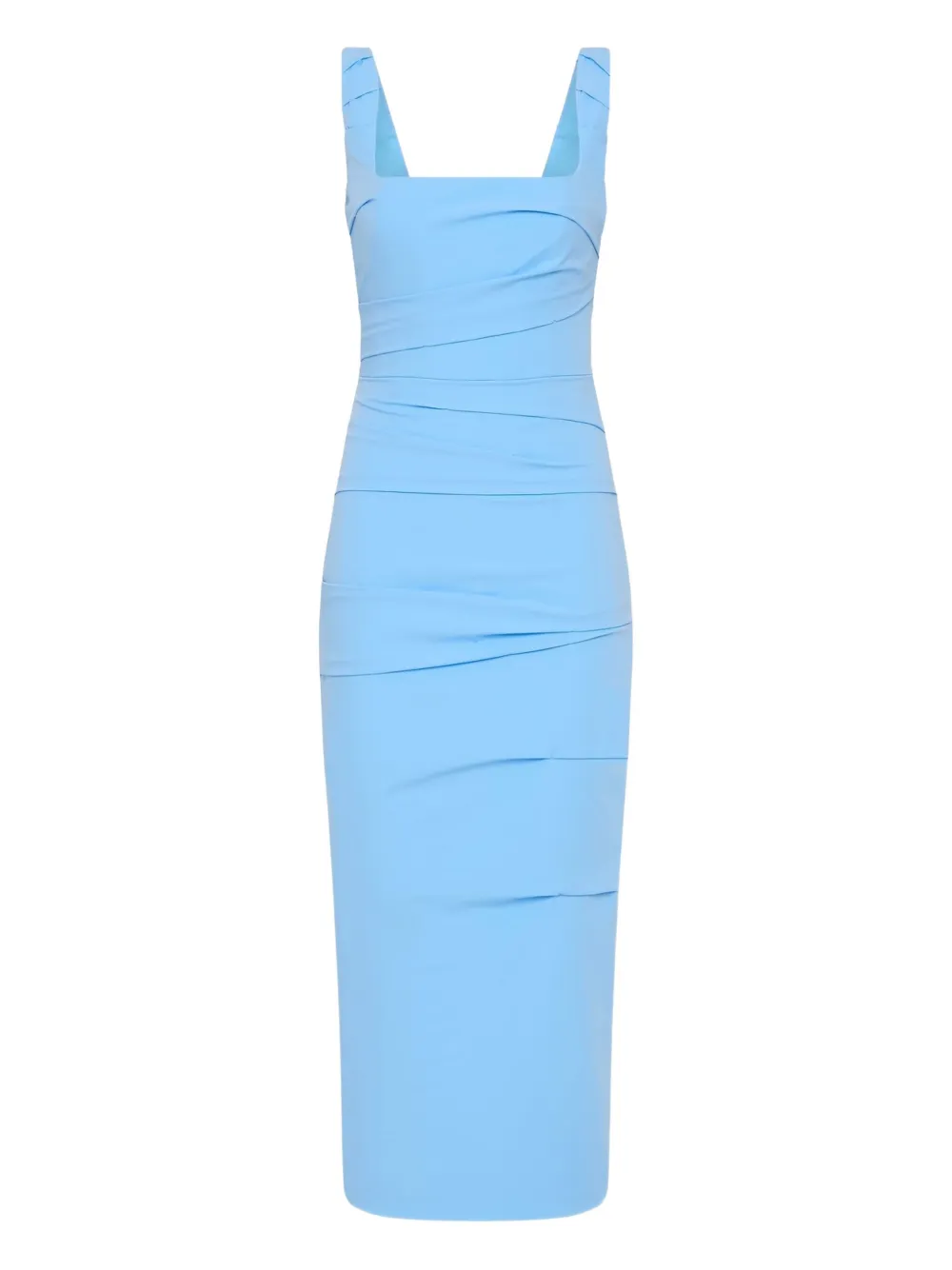 Платье миди с квадратным вырезом и драпировкой Rachel Gilbert, синий
Платье миди с квадратным вырезом и драпировкой Rachel Gilbert, синий