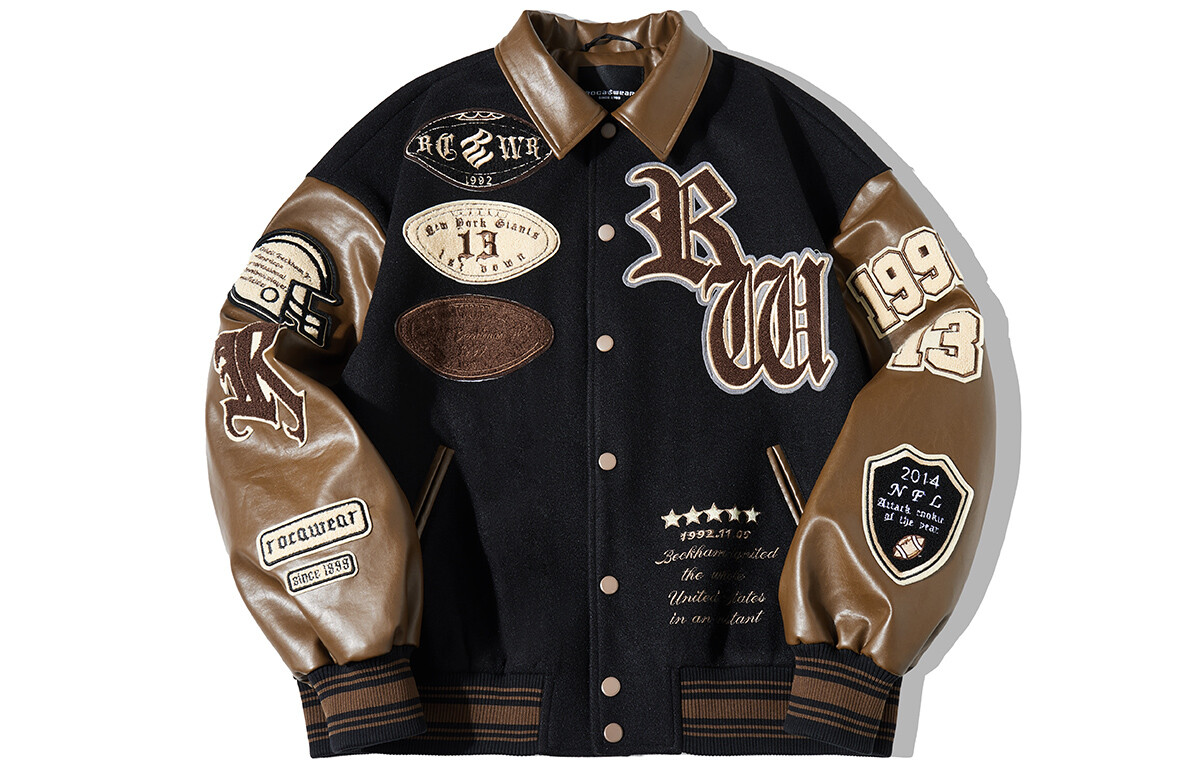 ROCAWEAR Бейсбольная куртка унисекс, Зеленый
ROCAWEAR Бейсбольная куртка унисекс, Зеленый