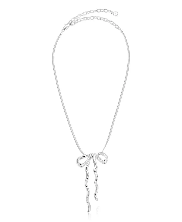 Ожерелье с подвеской в виде банта Ettika, silver
Ожерелье с подвеской в виде банта Ettika, silver