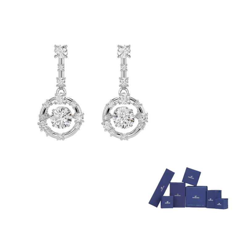 Серьги Constella с родиевым покрытием, женские, белые Swarovski, белый
Серьги Constella с родиевым покрытием, женские, белые Swarovski, белый