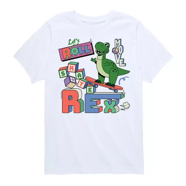 Футболка с рисунком скейтборда "Stoy Rex Boys 8-20" Disney / Pixar, белый
Футболка с рисунком скейтборда "Stoy Rex Boys 8-20" Disney / Pixar, белый