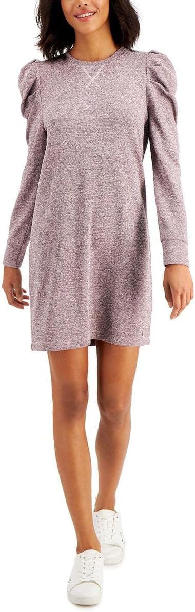 Женское трикотажное платье с длинными рукавами-фонариками и люрексом от Tommy Hilfiger, Pink
Женское трикотажное платье с длинными рукавами-фонариками и люрексом от Tommy Hilfiger, Pink