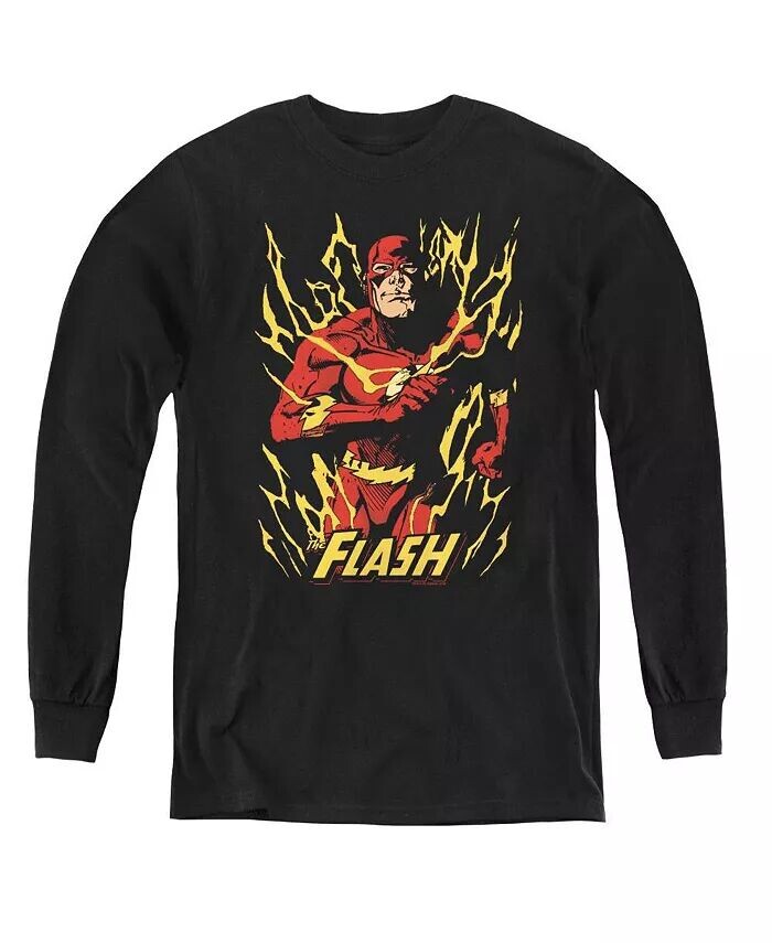 Свитшот с длинным рукавом от Boys of America Youth Flash Flare Justice League, черный
Свитшот с длинным рукавом от Boys of America Youth Flash Flare Justice League, черный