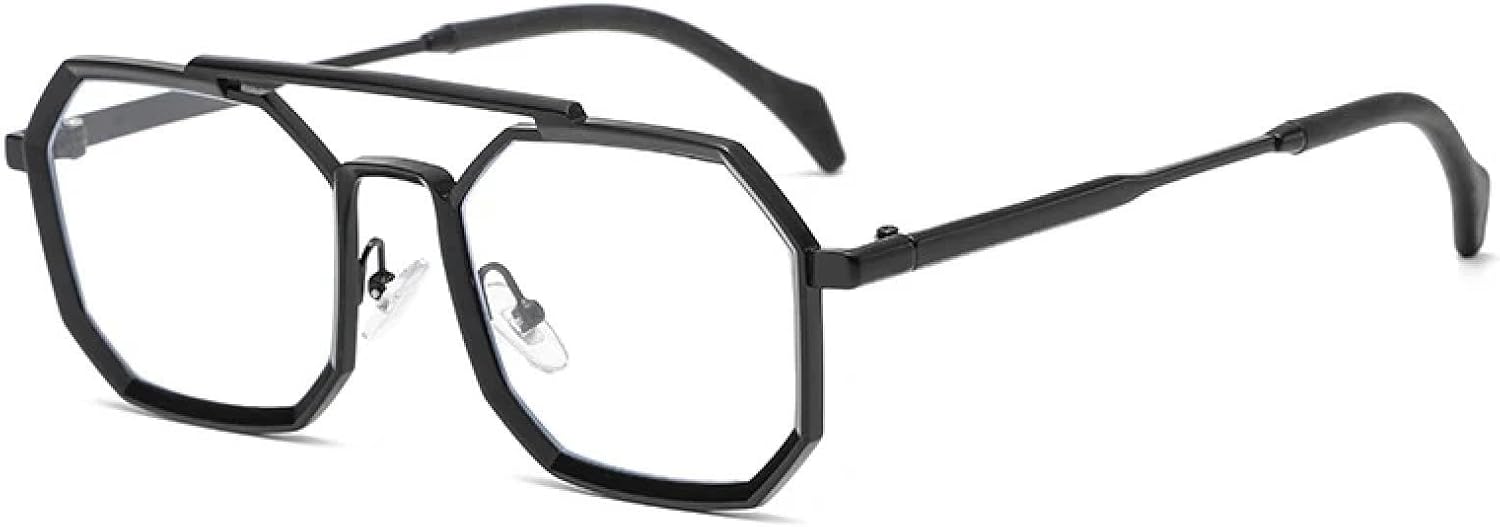 Ретро солнцезащитные очки с двойными перемычками, многоугольные, женские, модные, в металлической оправе, зеркальные, с защитой от УФ-излучения UV400, мужские, в стиле панк TVTBBVV, Black Clear
Ретро солнцезащитные очки с двойными перемычками, многоугольные, женские, модные, в металлической оправе, зеркальные, с защитой от УФ-излучения UV400, мужские, в стиле панк TVTBBVV, Black Clear