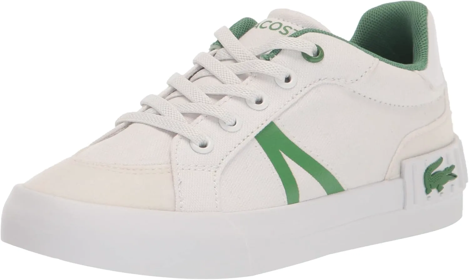 Кроссовки Lacoste Kids L004, белый/зеленый
Кроссовки Lacoste Kids L004, белый/зеленый