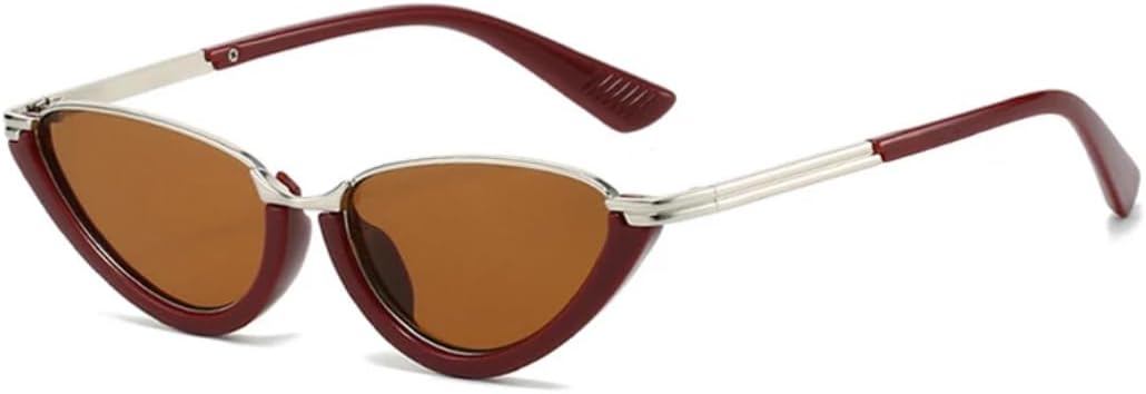 Ретро маленькие солнцезащитные очки «кошачий глаз» для женщин, модные прозрачные линзы Ocean, защита от УФ-излучения UV400 для мужчин, трендовые градиентные линзы TYUVIVO, Dark Red Silver Tea
Ретро маленькие солнцезащитные очки «кошачий глаз» для женщин, модные прозрачные линзы Ocean, защита от УФ-излучения UV400 для мужчин, трендовые градиентные линзы TYUVIVO, Dark Red Silver Tea