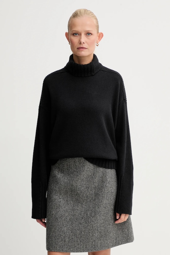 Свитер из смесовой шерсти Twinset, черный
Свитер из смесовой шерсти Twinset, черный